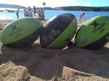 W rugby na plaży nad Ukielem! W rugby na plaży nad Ukielem!