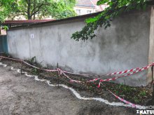 Jest ściana – potrzebny jeszcze artysta. Podwórko ''Za torami pod lipami'' chce mieć mural Jest ściana – potrzebny jeszcze artysta. Podwórko ''Za torami pod lipami'' chce mieć mural