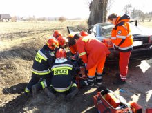 Auto uderzyło w drzewo. Kierowca nie miał szans Auto uderzyło w drzewo. Kierowca nie miał szans