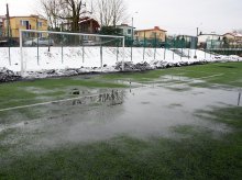 Zalane boisko na Dajtkach. Odwołany mecz z Sokołem Ostróda Zalane boisko na Dajtkach. Odwołany mecz z Sokołem Ostróda