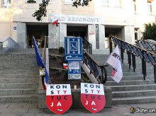 Kolejna manifestacja przed olsztyńskim Sądem Rejonowym Kolejna manifestacja przed olsztyńskim Sądem Rejonowym