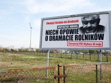 ''Uwaga! Ucieka do Brukseli''. Krzysztof Jurgiel na billboardach w Olsztynie ''Uwaga! Ucieka do Brukseli''. Krzysztof Jurgiel na billboardach w Olsztynie
