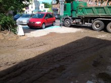 Kolejne drogi zabłocone i kolejne mandaty dla kierowników budowy Kolejne drogi zabłocone i kolejne mandaty dla kierowników budowy