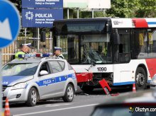 Nieznany sprawca ostrzelał autobus MPK na olsztyńskich Jarotach Nieznany sprawca ostrzelał autobus MPK na olsztyńskich Jarotach