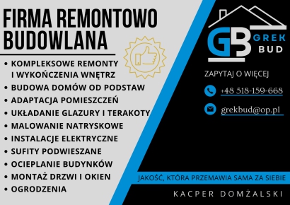 GREKBUD USŁUGI REMONTOWO-BUDOWLANE