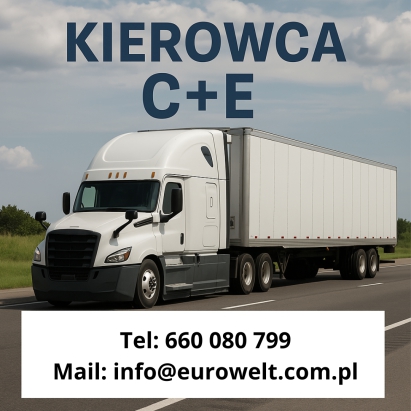 Niemcy/ Kierowca C+E/ system 2-2/ 2000E netto