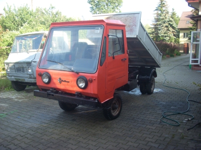 Multicar M 25 -wywrotka + przyczepa