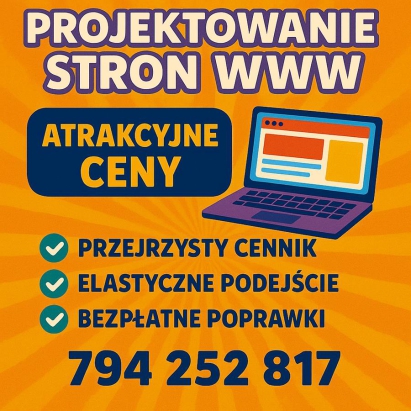 Projekty stron www, Wordpress/ Bez zaliczki/ Bezpłatne poprawki