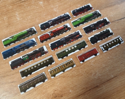 Magnesy Parowozów na lodówkę - Magnesiki-Kolejowe.pl