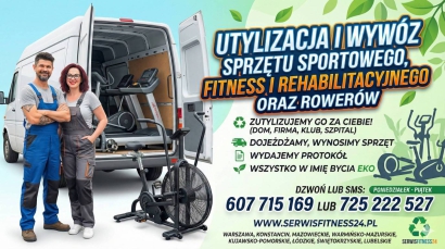 Utylizacja sprzętu fitness, rehabilitacyjnego i sportowego
