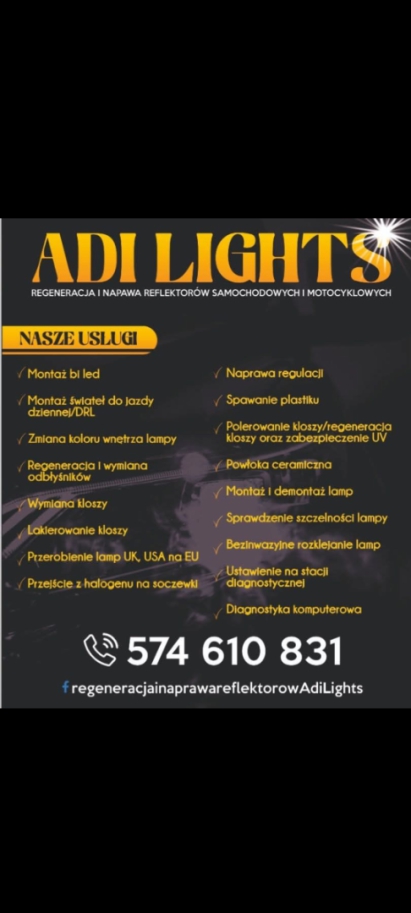 Regeneracja Reflektorów 
