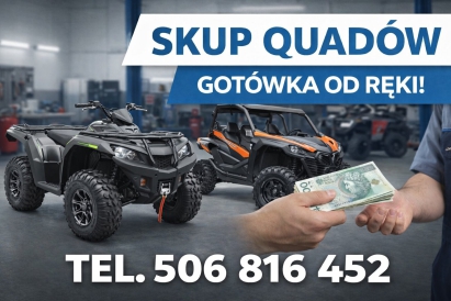 SKUP QUADÓW SSV BUGGY QUADY ATV QUAD