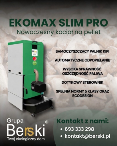 Kocioł Berski EKOMAX SLIM PRO 10,5 kW
