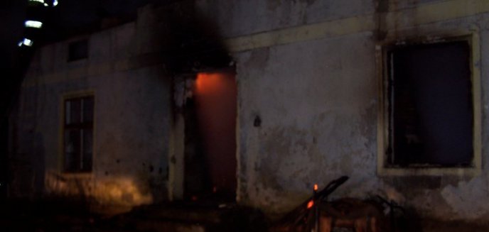 Pożar w Łaniewie. Spłonął bezdomny mężczyzna