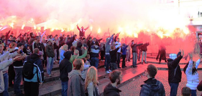 Na starówce świętowali awans do I ligi