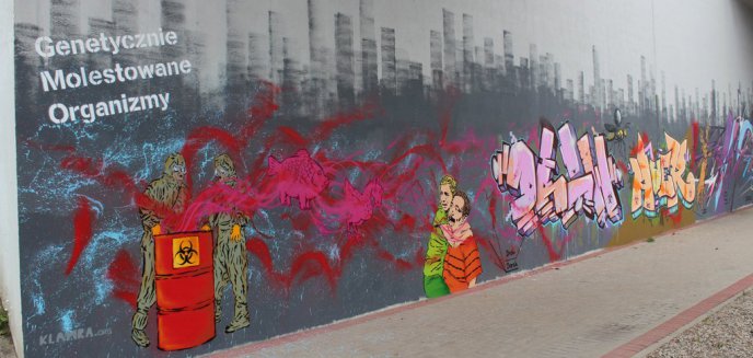 Nietypowe graffiti w Olsztynie - zobacz zdjęcia