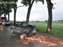 21-latek bez prawa jazdy sprawcą poważnego wypadku