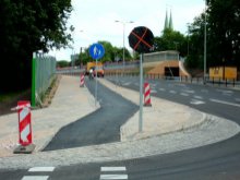 Ścieżki i przejście podziemne gotowe - drogowcy opuszczają Artyleryjską