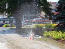 Wróciły upały. Skorzystaj z kurtyny wodnej