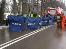 Tragedia na drodze: zginął ojciec i syn