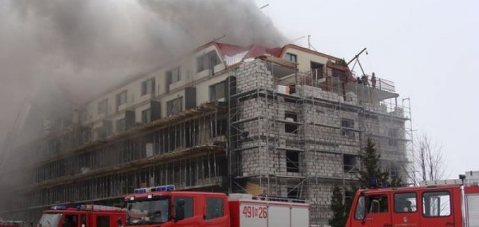 Olsztyńscy strażacy podsumowali akcję gaszenia Hotelu Gołębiewski