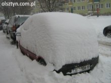 Mieszkańcy Olsztyna nie chcą płacić za parkowanie w śniegu