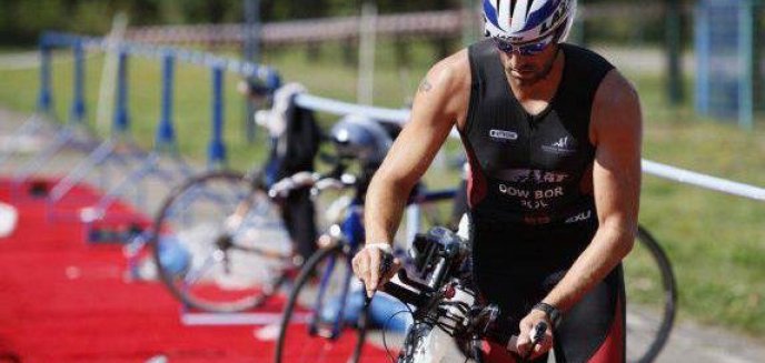 Maciej Dowbor kolejnym uczestnikiem zawodów triathlonowych w Olsztynie