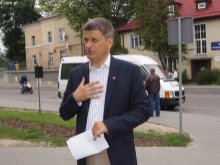 Grzymowicz o wizycie Palikota w Olsztynie: Kończą się ferie, trzeba brać się do odrabiania słupków wyborczych