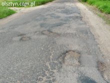 Drogowcy łatają dziury i idą na wojnę z Galerią Warmińską