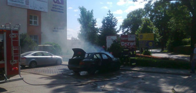 Pożar auta przy ul. Szarych Szeregów