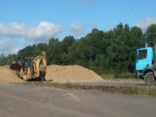Wznowili prace na trasie Biskupiec-Borki Wielkie