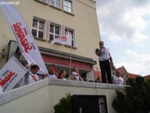 Związkowcy z Warmii i Mazur protestują w Warszawie