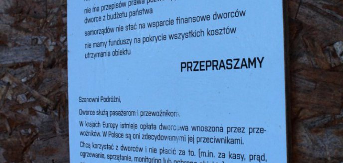 PKP nie chce już dokładać do interesu. Zamknęli dworzec w Unieszewie