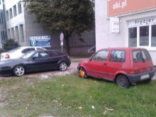 Kolejny popis parkującego olsztynianina