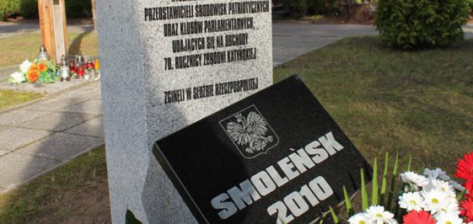 W Olsztynie stanął pomnik poświęcony ofiarom katastrofy smoleńskiej