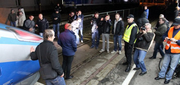 Superszybki pociąg Pendolino zaprezentował się w Olsztynie! (film i zdjęcia)