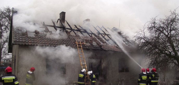 Pożar w Spręcowie. Zginęła jedna osoba