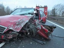 Groźny wypadek na trasie Olsztyn-Ostróda