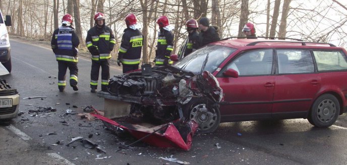 Kolizje na drogach regionu. Uwaga na śliskie jezdnie!