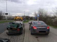 Kolizja na skrzyżowaniu ulic Synów Pułku - Orłowicza. Kierowca odurzony?