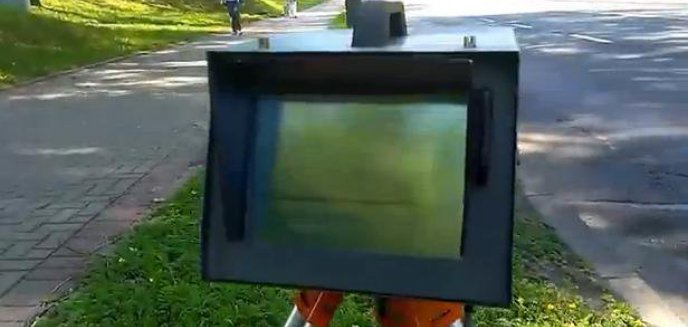 Krótki film o olsztyńskim fotoradarze
