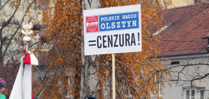 Happening dziennikarzy ''Debaty'': ''Radio Olsztyn = Cenzura''