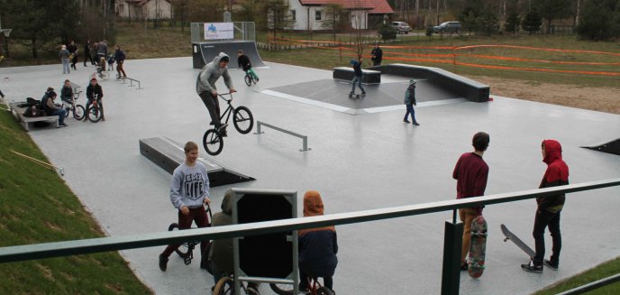 Artykuł: Skatepark pod Olsztynem już otwarty. ''Pełna profeska'' (zdjęcia)