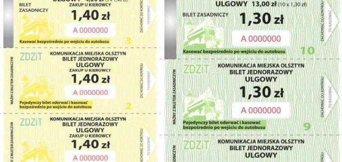 Artykuł: Nowe bilety autobusowe w Olsztynie