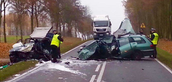 Poważny wypadek na trasie Olsztyn - Lidzbark Warmiński