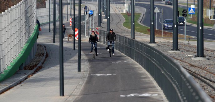 Droga rowerowa w centrum Olsztyna pusta. Szkolenie zachęci do korzystania?