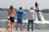Flyboard na jeziorze Ukiel