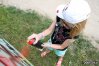 Wspólne malowanie graffiti podczas Olsztyn Street Art Garden 2015