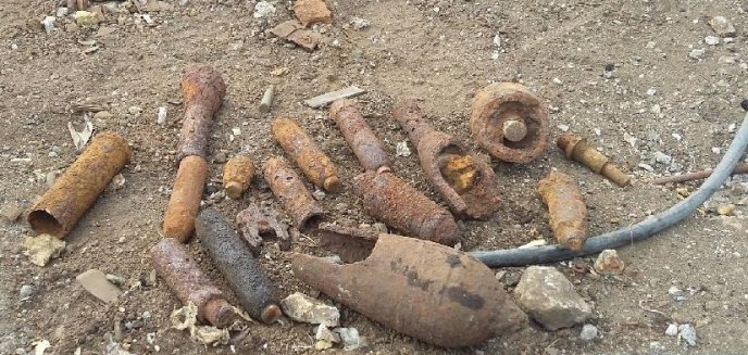 Artykuł: Uzbrojone granaty z czasów wojny w olsztyńskim skupie złomu