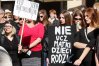 Czarny protest na olsztyńskiej starówce